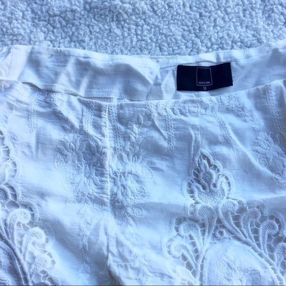 Anthro dolce vita lace short sz 12 - Picture 6 of 11